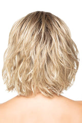 14/26/R10 Light Red Brown Gold Blonde Highlights Rooted Medium Brown