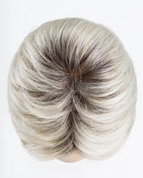 SILVER BLONDE ROOTED