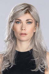 metallic blonde rooted