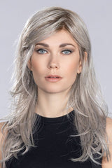 metallic blonde rooted