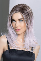 WHITE LAVENDER TIPPED