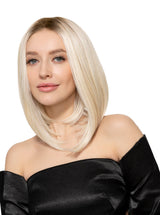 613/1001/R18 Vanilla Blonde Platinum White Blend Rooted Ash Brown