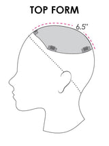 TOP FORM 8" HUMAN HAIR
