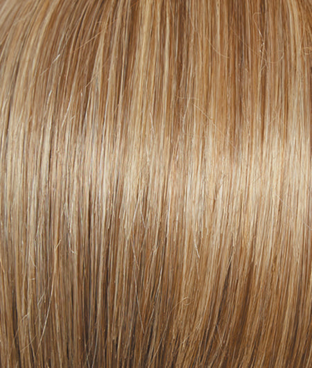 14/26 medium natural-ash blonde & medium red - golden blonde blend
