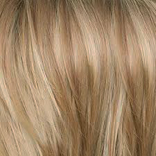 1426S10 medium ash blonde  & medium red golden blonde w/ light brown rooted