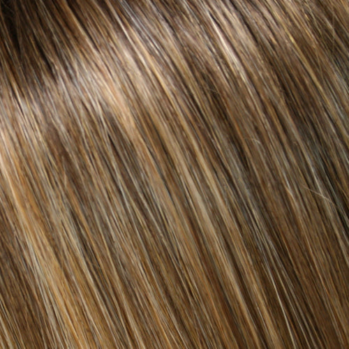 24B18S8 SHADED MOCHA Medium Gold Brown and Light Gold Blonde Blend, Shaded with Dark Gold Brown