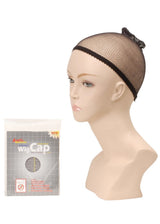 Anti-Bacterial Fishnet Wig Cap - Black