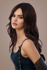 Deep Plum Brown Rooted
