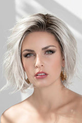 SILVER BLONDE ROOTED