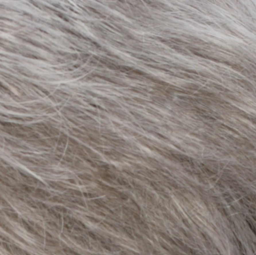 r51lf60 Off Black with 75% Grey Lightening to Gold Blonde Mix in Front