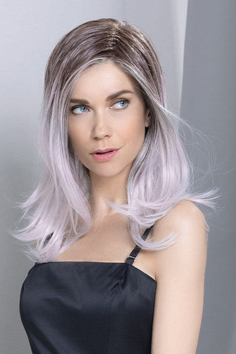 WHITE LAVENDER TIPPED