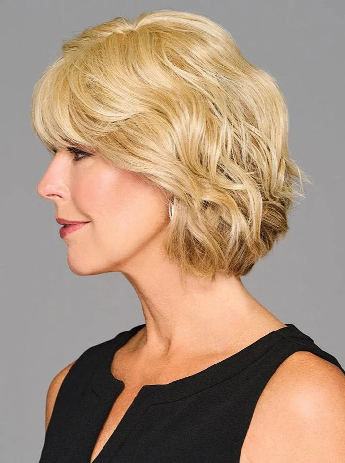Clip-In Hair Topper Wig with Beach Waves, Heat-Friendly Synthetic Hair Amazon.com : Hairdo Top Beach Waves Clip-In Hair Topper Wig  main image 2