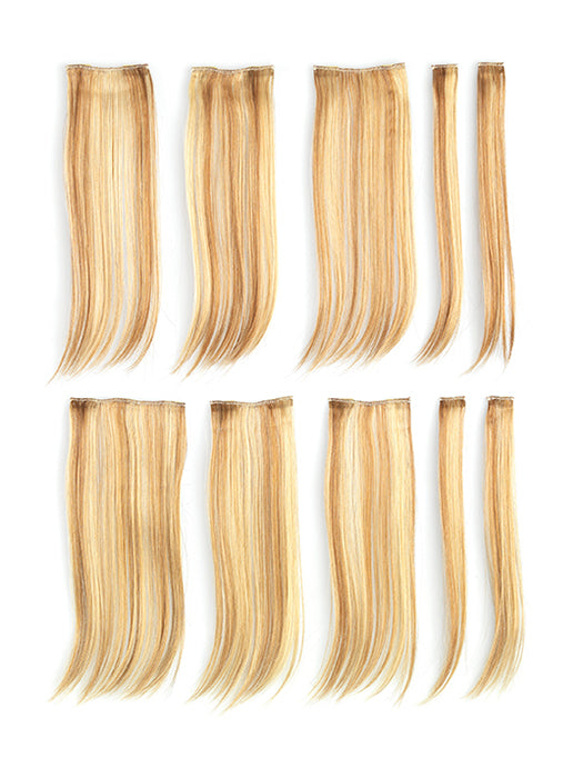 20" HUMAN HAIR EXTENSION 10 PIECES