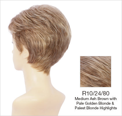 r10-24-80 med ash brown golden pale blonde highlights