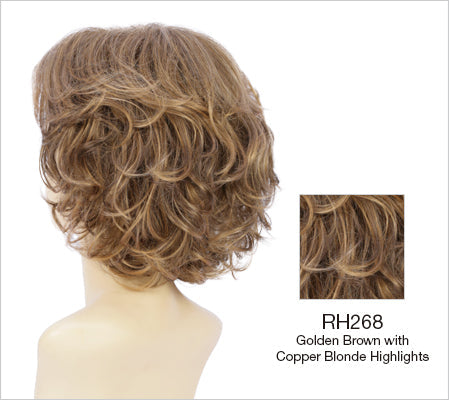 rh268 golden brown copper blonde highlights