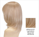 rt613-27 pale blonde with strawberry blonde lowlights