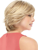 27T613S8 Medium Natural Red-Gold Blonde and Pale Natural Gold Blonde Blend and Tipped, Shaded with Medium Brown