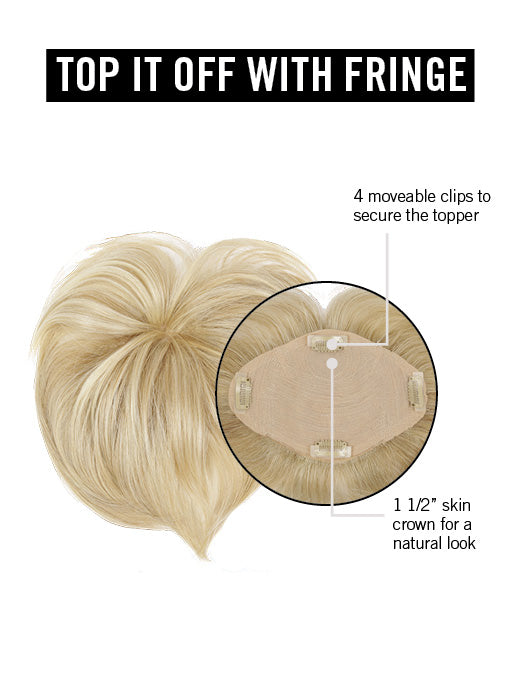 Fringe Cap Top It Off With Fringe by Hairdo Synthetic Hair Topper – CHIQUEL