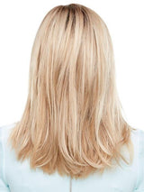12FS8 Light Gold Brown, Light Natural Gold Blonde and Pale Natural Gold-Blonde Blend, Shaded with Medium Brown
